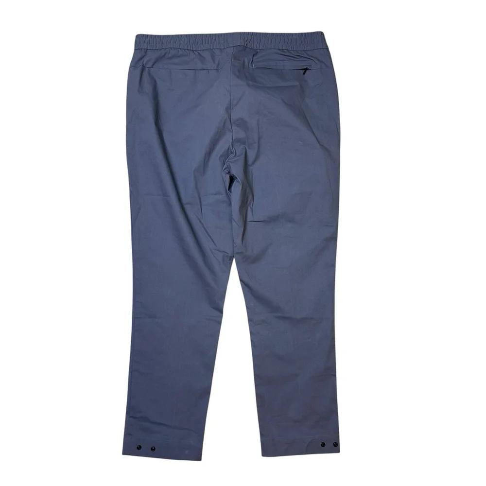 Bonobos Men’s NWT Gray Pull On Chino Pants Slim Fit Adjustable Ankle Hems 35x28
